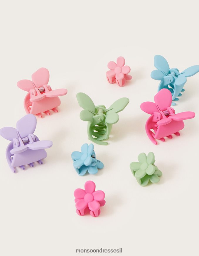 אבזר Monsoon אטבי טופר מט חבילה של 10 חַם ילדה HTJ0TZ2513