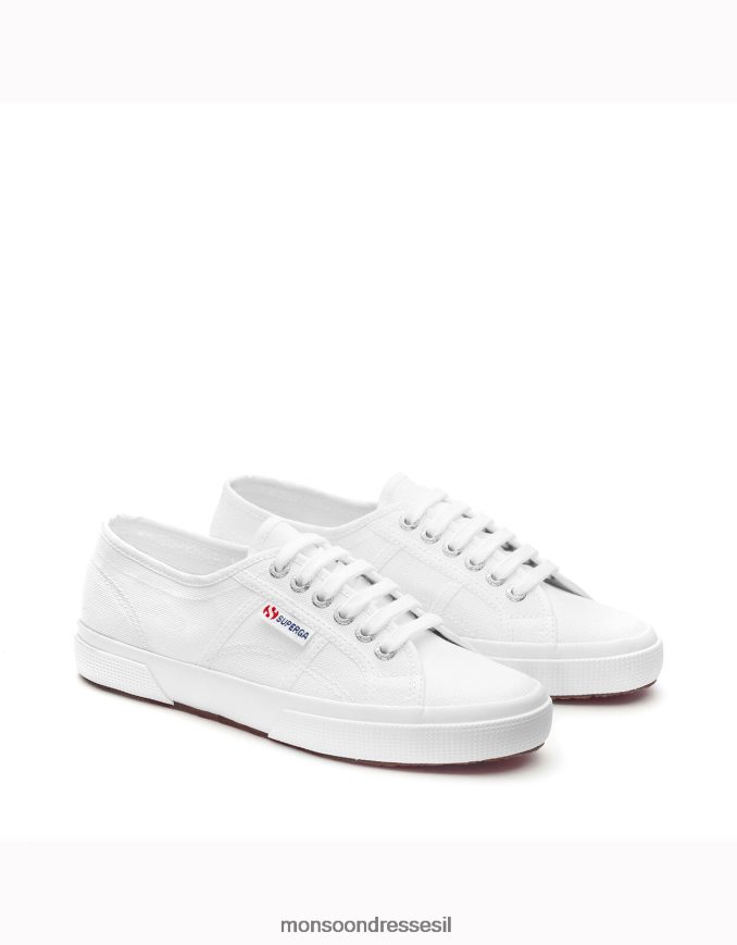 הַנעָלָה Monsoon סופרגא 2750 נעלי קוטו קלאסיות טבעוניות לבן נשים HTJ0TZ1563