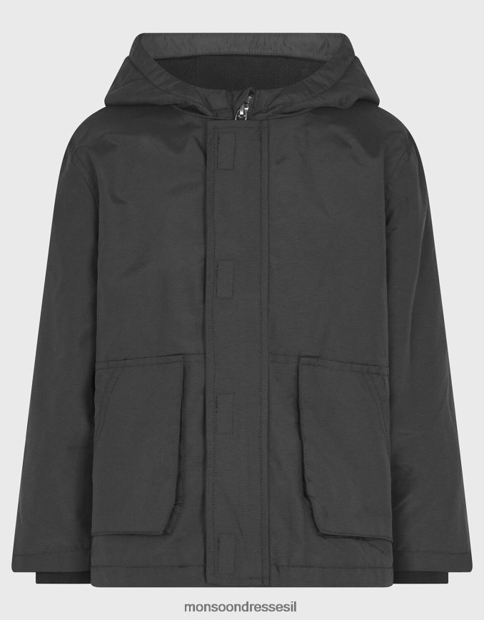 הַלבָּשָׁה Monsoon מעיל פארקה ג'ילט 2 ב-1 שָׁחוֹר יֶלֶד HTJ0TZ2209