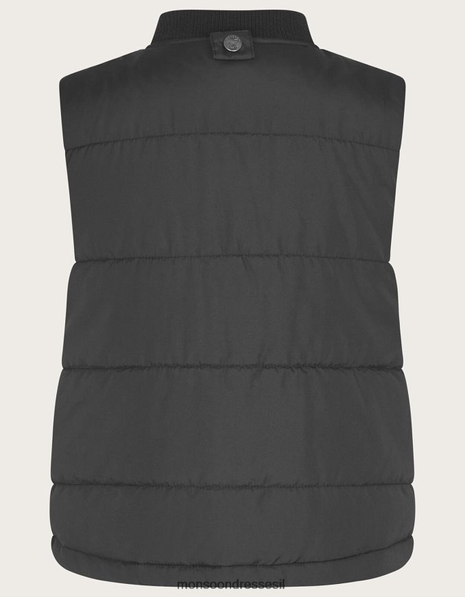 הַלבָּשָׁה Monsoon מעיל פארקה ג'ילט 2 ב-1 שָׁחוֹר יֶלֶד HTJ0TZ2209