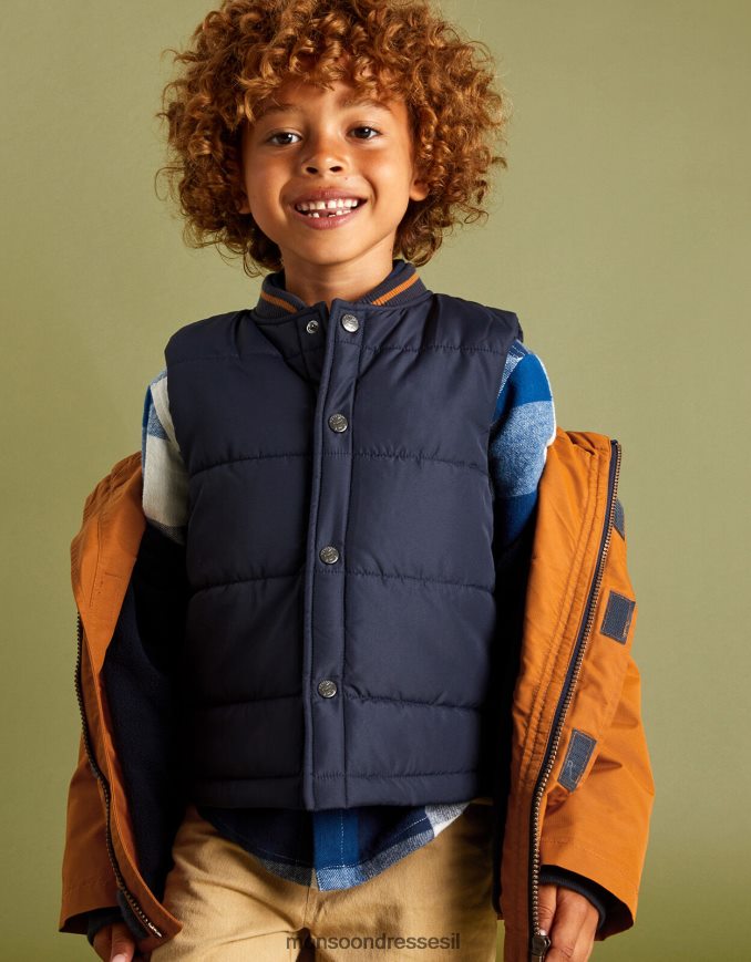 הַלבָּשָׁה Monsoon מעיל פארקה ג'ילט 2 ב-1 חום יֶלֶד HTJ0TZ2220