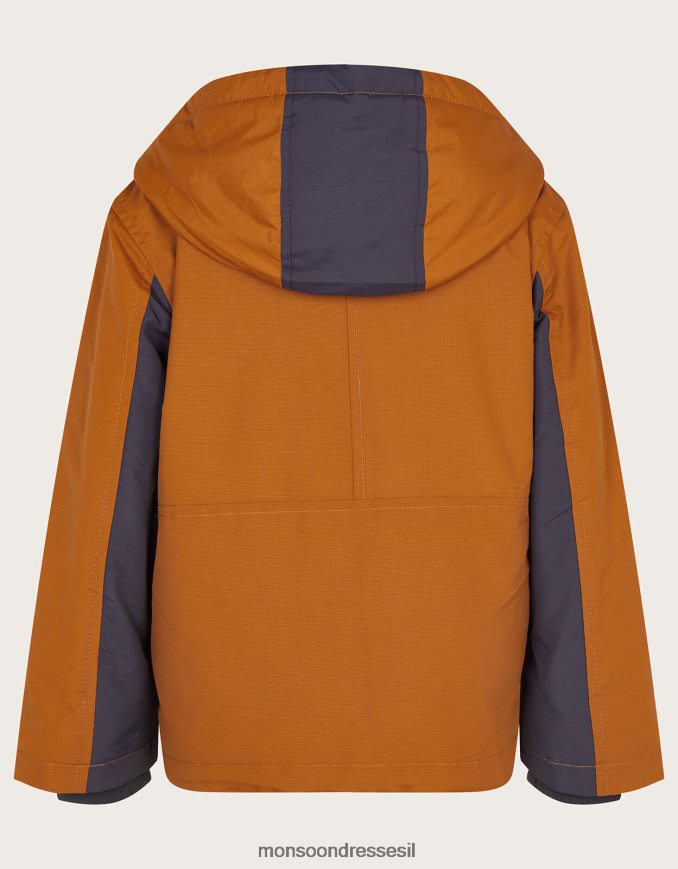 הַלבָּשָׁה Monsoon מעיל פארקה ג'ילט 2 ב-1 חום יֶלֶד HTJ0TZ2220