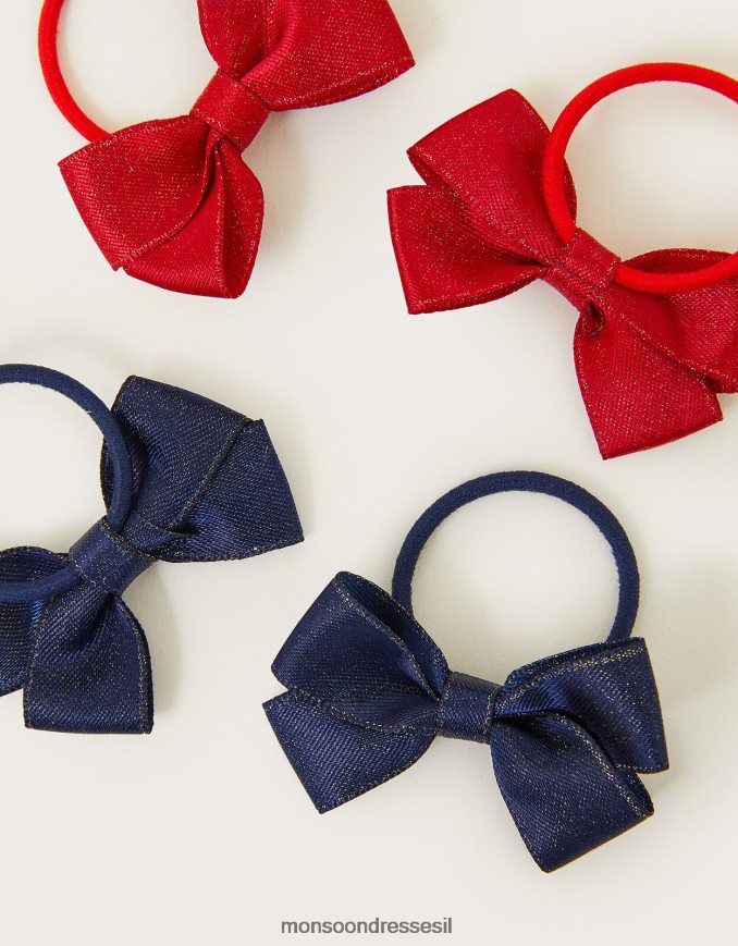 אבזר Monsoon סרטי קשת מיני לבית ספר 4 חבילה מְעוּדָן ילדה HTJ0TZ2467