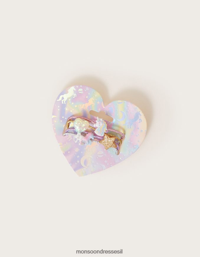 אבזר Monsoon סרטי שיער חד קרן ערפיליים חבילה 4 אופנה ילדה HTJ0TZ2472