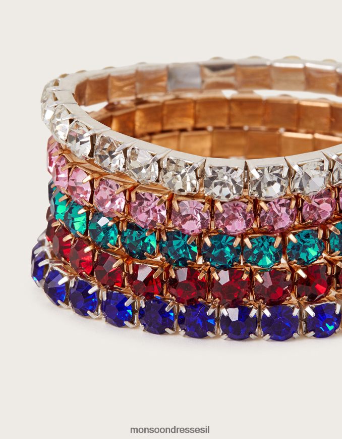 אבזר Monsoon צמידי אוצר תכשיטים מארז 5 אופנה ילדה HTJ0TZ2500