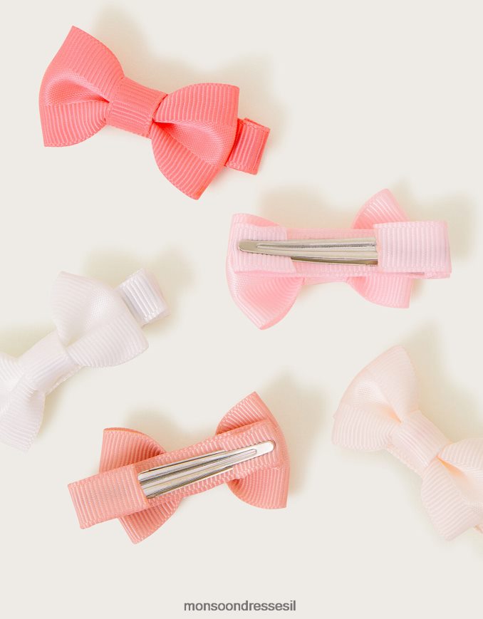 אבזר Monsoon קליפסים לשיער קשת בלט 5 חבילה מסוגנן ילדה HTJ0TZ2522