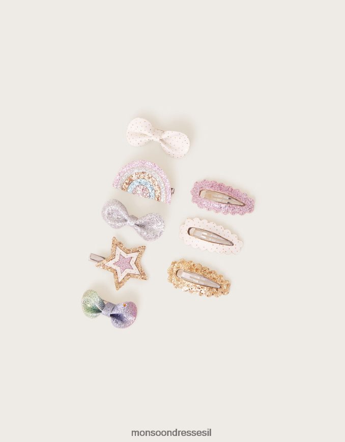 אבזר Monsoon חידושי קליפסים לשיער 8 חבילה חַם ילדה HTJ0TZ2462