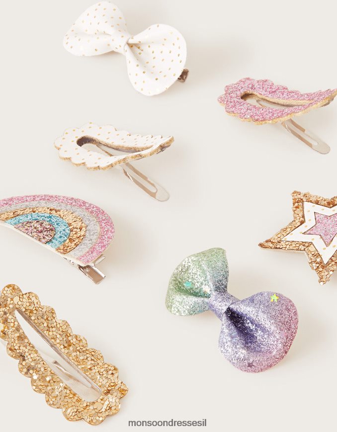 אבזר Monsoon חידושי קליפסים לשיער 8 חבילה חַם ילדה HTJ0TZ2462