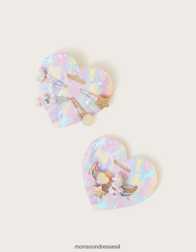 אבזר Monsoon סט שיער חד קרן ערפילי 8 חבילות מסוגנן ילדה HTJ0TZ2516