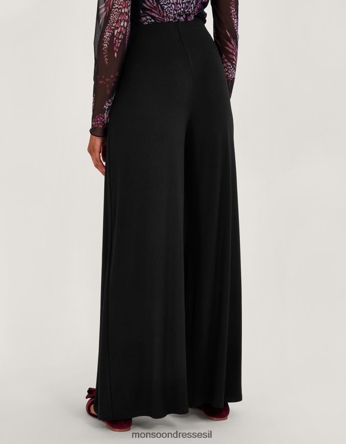 הַלבָּשָׁה Monsoon לעטוף מכנסיים שָׁחוֹר נשים HTJ0TZ102