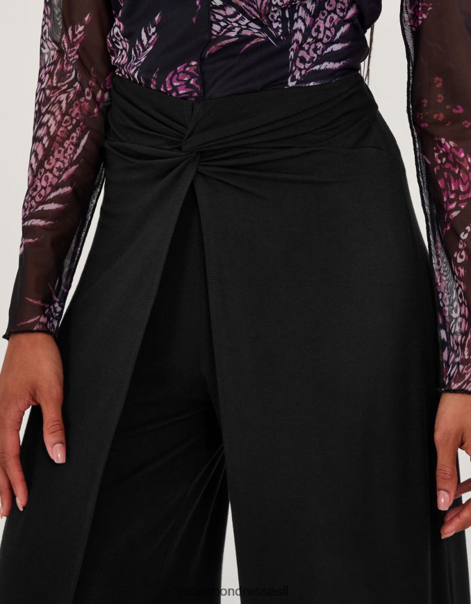 הַלבָּשָׁה Monsoon לעטוף מכנסיים שָׁחוֹר נשים HTJ0TZ102