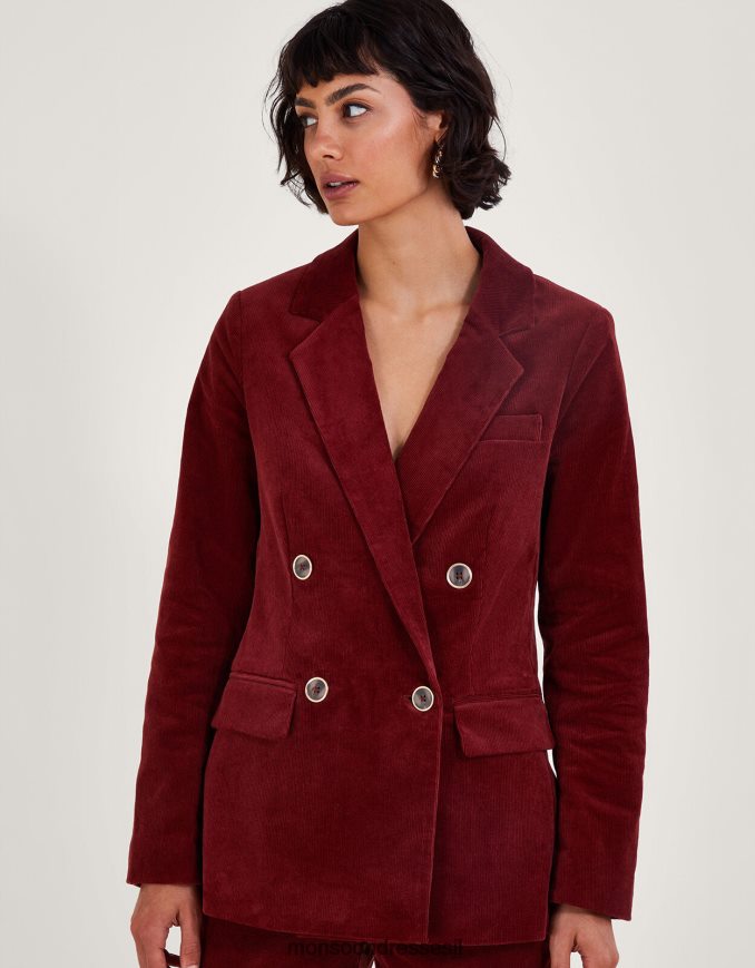 הַלבָּשָׁה Monsoon ג'סטין בלייזר חבל כפול נְחוֹשֶׁת נשים HTJ0TZ111