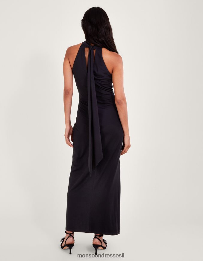 הַלבָּשָׁה Monsoon שמלת קרלי קורז' שָׁחוֹר נשים HTJ0TZ113