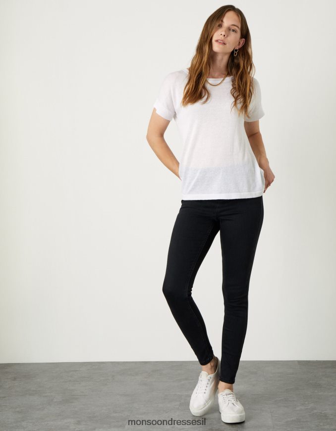 הַלבָּשָׁה Monsoon ג'ינג'י פרמיום-טאץ' של ג'ייני שָׁחוֹר נשים HTJ0TZ1147