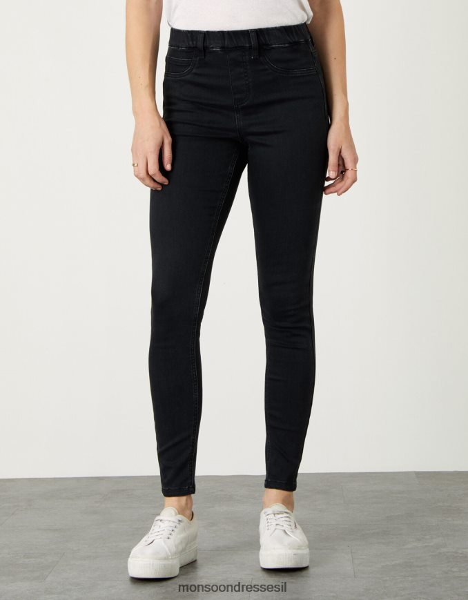 הַלבָּשָׁה Monsoon ג'ינג'י פרמיום-טאץ' של ג'ייני שָׁחוֹר נשים HTJ0TZ1147