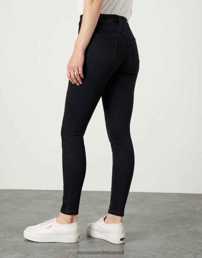 הַלבָּשָׁה Monsoon ג'ינג'י פרמיום-טאץ' של ג'ייני שָׁחוֹר נשים HTJ0TZ1147