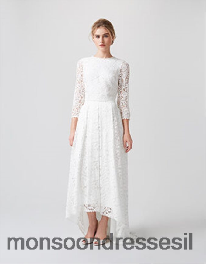 הַלבָּשָׁה Monsoon דומיניקה חצאית כלה שֶׁנהָב נשים HTJ0TZ1164