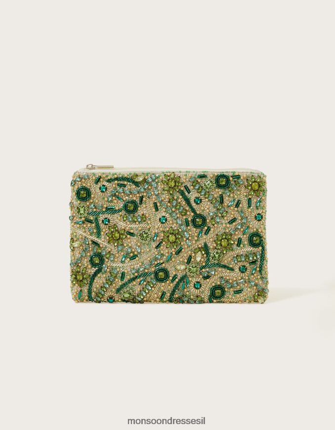 אבזר Monsoon תיק קלאץ' עם חרוזים מְעוּדָן נשים HTJ0TZ1190