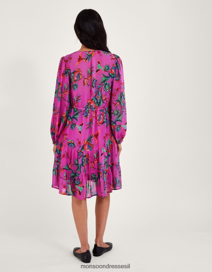 הַלבָּשָׁה Monsoon שמלת תה של ירדן וָרוֹד נשים HTJ0TZ11