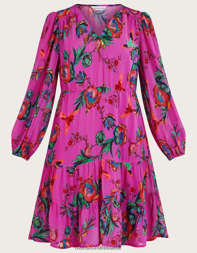 הַלבָּשָׁה Monsoon שמלת תה של ירדן וָרוֹד נשים HTJ0TZ11