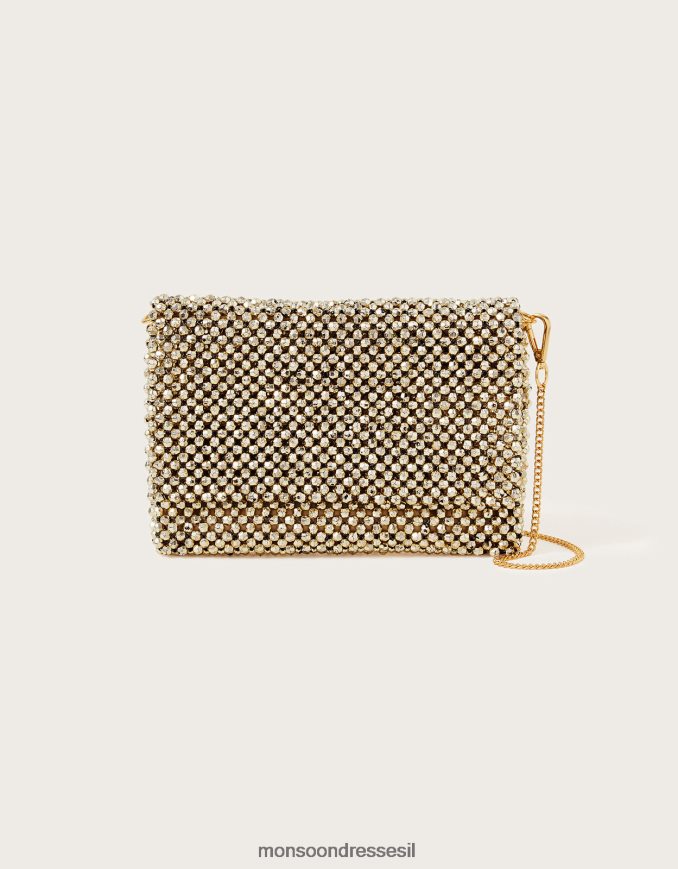 אבזר Monsoon שקית חרוזים אופנה נשים HTJ0TZ1206