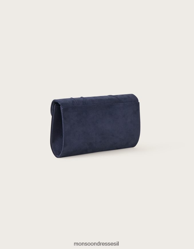 אבזר Monsoon תיק קלאץ' לאירוע עם עיטור קפלים מסוגנן נשים HTJ0TZ1233