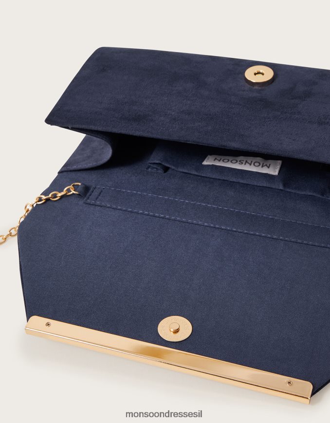 אבזר Monsoon תיק קלאץ' לאירוע עם עיטור קפלים מסוגנן נשים HTJ0TZ1233