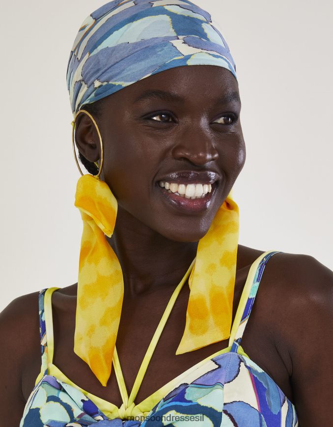 אבזר Monsoon עגילי חישוק צעיף גדול מסוגנן נשים HTJ0TZ1249