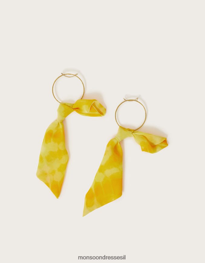 אבזר Monsoon עגילי חישוק צעיף גדול מסוגנן נשים HTJ0TZ1249