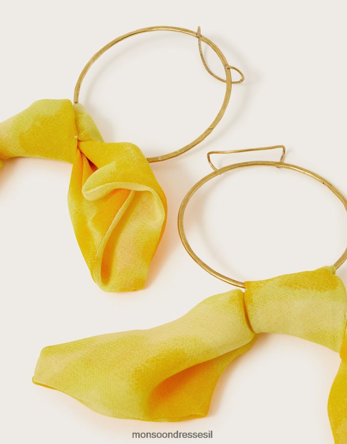 אבזר Monsoon עגילי חישוק צעיף גדול מסוגנן נשים HTJ0TZ1249