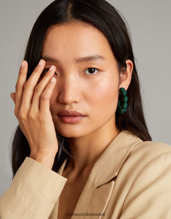 אבזר Monsoon עגילי בובל חישוק חַם נשים HTJ0TZ1259