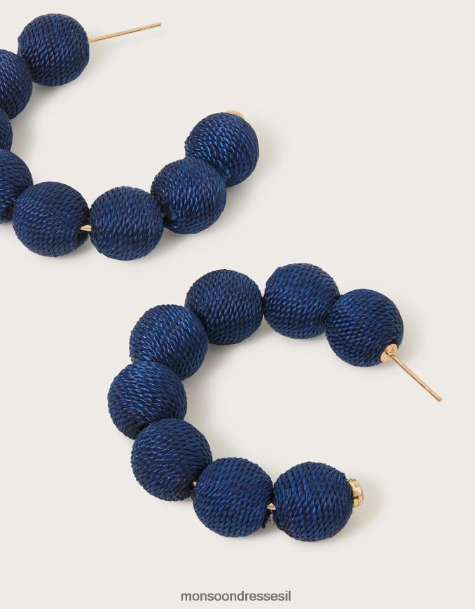 אבזר Monsoon עגילי בובל חישוק אופנה נשים HTJ0TZ1264