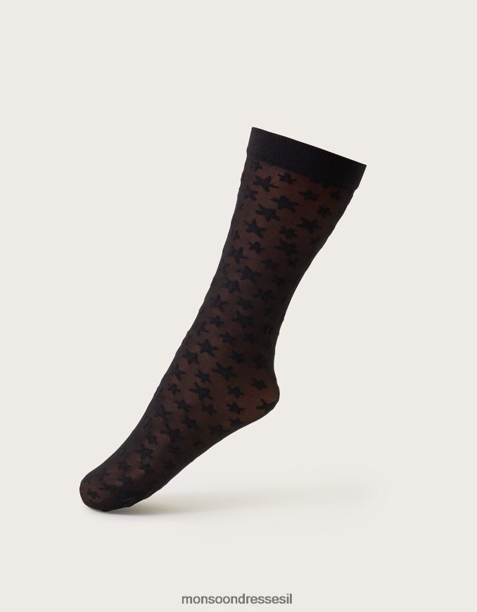 אבזר Monsoon סט גרבי פופ של שלושה זהב נשים HTJ0TZ1266