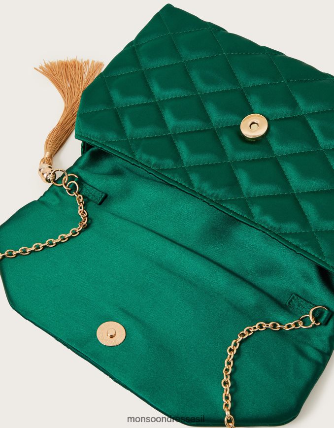 אבזר Monsoon תיק קלאץ' מרופד אופנה נשים HTJ0TZ1283