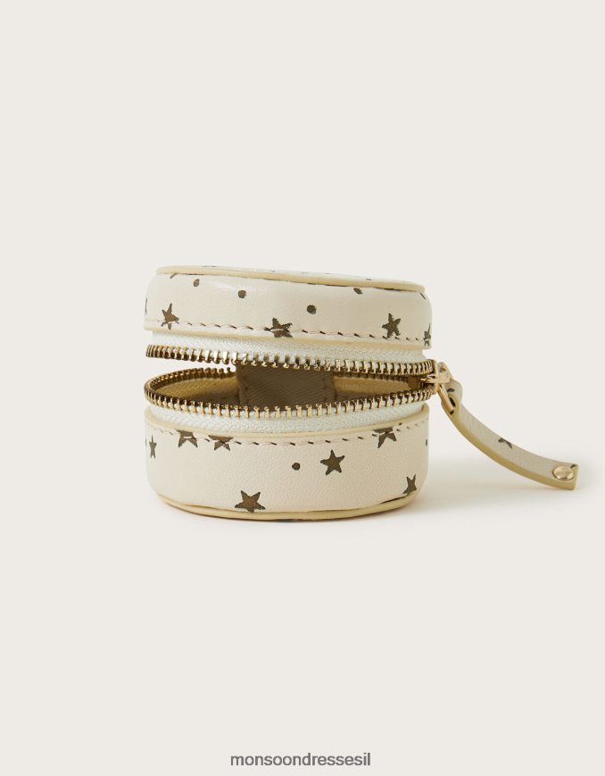 אבזר Monsoon קופסת תכשיטים בינונית כוכבת שֶׁנהָב נשים HTJ0TZ1284