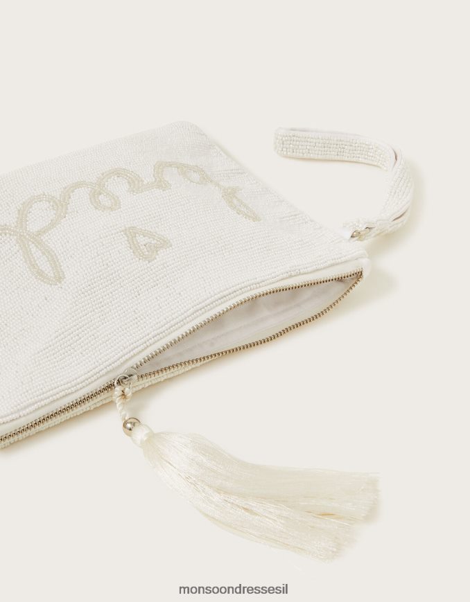 אבזר Monsoon תיק קלאץ' כלה מעוצב מסוגנן נשים HTJ0TZ1285