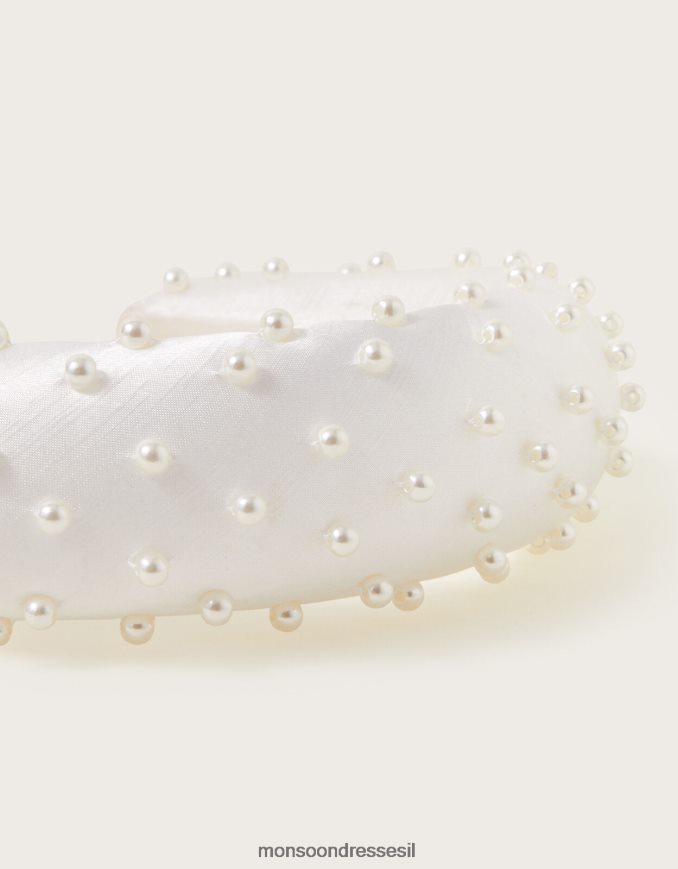 אבזר Monsoon סרט כלה מרופד פנינה חַם נשים HTJ0TZ1286