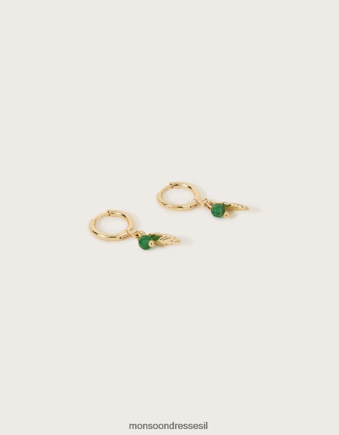 אבזר Monsoon חישוקי קסם נוצות אופנה נשים HTJ0TZ1289