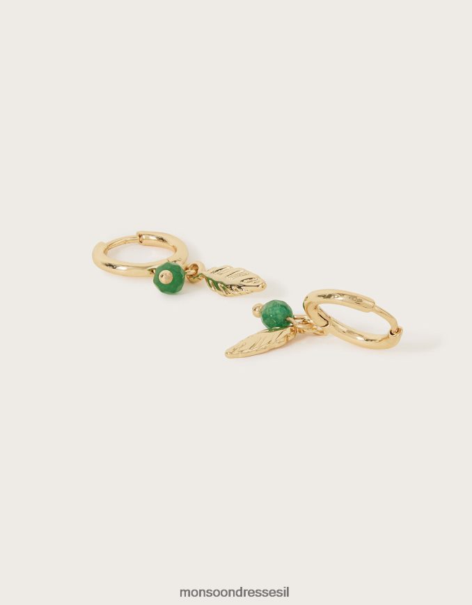 אבזר Monsoon חישוקי קסם נוצות אופנה נשים HTJ0TZ1289