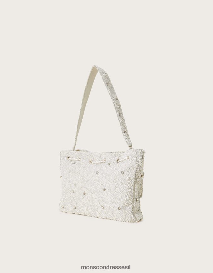 אבזר Monsoon תיק פאוץ' מעוטר פנינים מסוגנן נשים HTJ0TZ1299