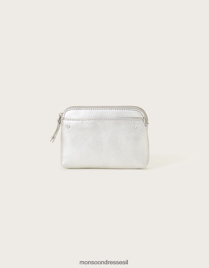 אבזר Monsoon נרתיק עור מתכתי קטן אופנה נשים HTJ0TZ1303