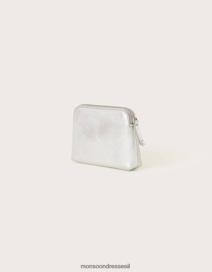 אבזר Monsoon נרתיק עור מתכתי קטן אופנה נשים HTJ0TZ1303