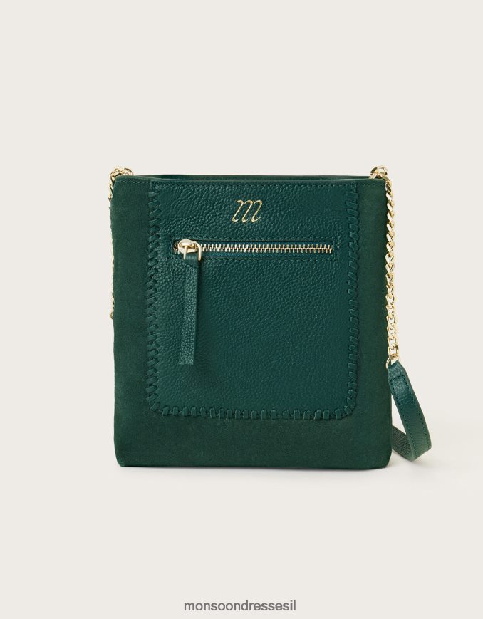 אבזר Monsoon תיק עור קטן קרוס גוף מְעוּדָן נשים HTJ0TZ1307