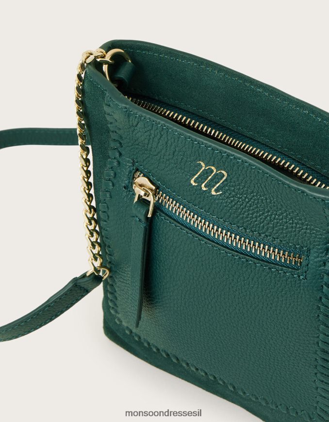 אבזר Monsoon תיק עור קטן קרוס גוף מְעוּדָן נשים HTJ0TZ1307