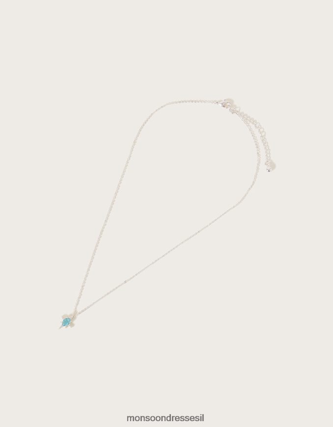 אבזר Monsoon שרשרת כוכבים עדינה מכסף סטרלינג מסוגנן נשים HTJ0TZ1311