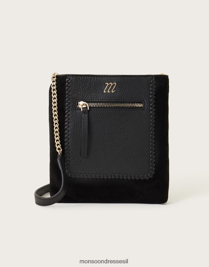 אבזר Monsoon תיק עור קטן קרוס גוף מסוגנן נשים HTJ0TZ1314