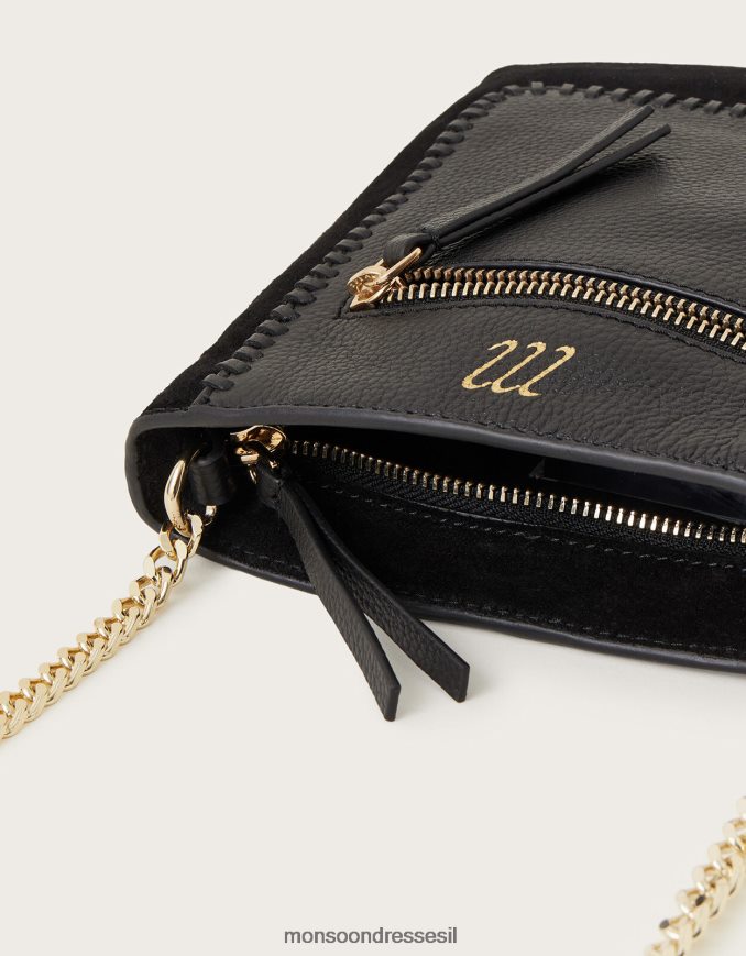 אבזר Monsoon תיק עור קטן קרוס גוף מסוגנן נשים HTJ0TZ1314