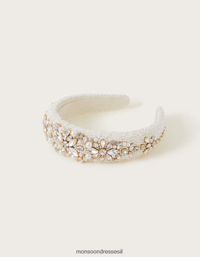 אבזר Monsoon סרט כלה מעוטר אופנה נשים HTJ0TZ1315