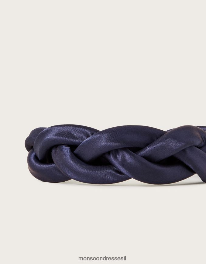 אבזר Monsoon סרט צמה לראש כחול (צי) נשים HTJ0TZ1318