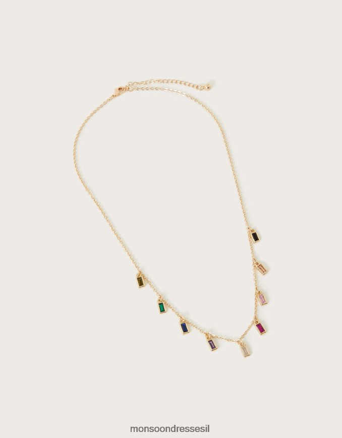 אבזר Monsoon שרשרת רב קסם אבני חן מסוגנן נשים HTJ0TZ1328